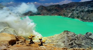 Landscape Wisata Kawah Ijen Banyuwangi yang cantik mempesona